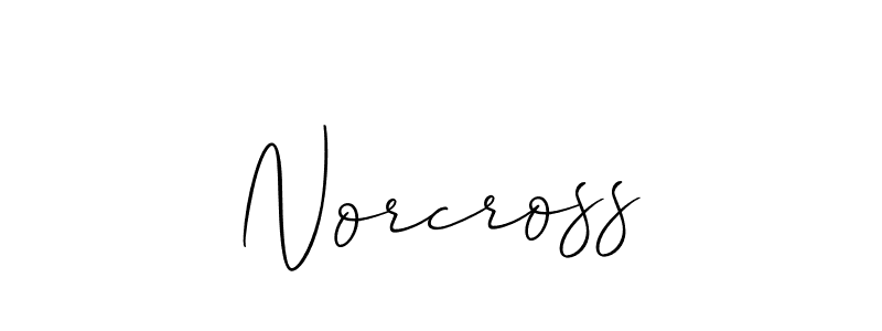 How to make Norcross name signature. Use Allison_Script style for creating short signs online. This is the latest handwritten sign. Norcross signature style 2 images and pictures png