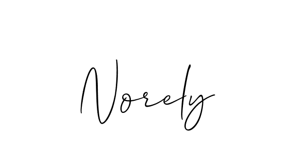 It looks lik you need a new signature style for name Norely. Design unique handwritten (Allison_Script) signature with our free signature maker in just a few clicks. Norely signature style 2 images and pictures png