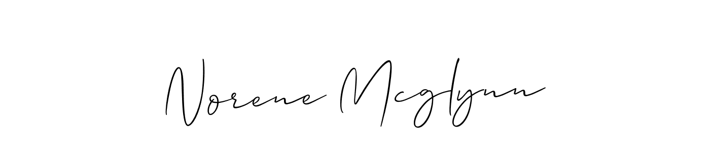 Best and Professional Signature Style for Norene Mcglynn. Allison_Script Best Signature Style Collection. Norene Mcglynn signature style 2 images and pictures png