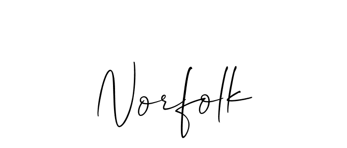 Also You can easily find your signature by using the search form. We will create Norfolk name handwritten signature images for you free of cost using Allison_Script sign style. Norfolk signature style 2 images and pictures png