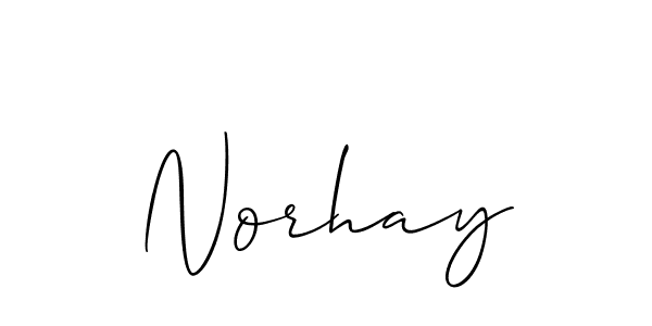 You should practise on your own different ways (Allison_Script) to write your name (Norhay) in signature. don't let someone else do it for you. Norhay signature style 2 images and pictures png