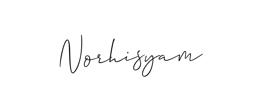 Also You can easily find your signature by using the search form. We will create Norhisyam name handwritten signature images for you free of cost using Allison_Script sign style. Norhisyam signature style 2 images and pictures png