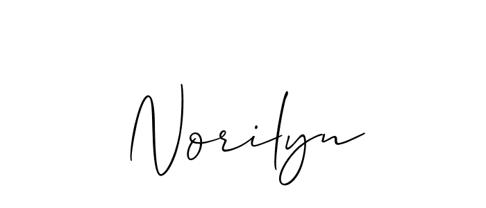 Best and Professional Signature Style for Norilyn. Allison_Script Best Signature Style Collection. Norilyn signature style 2 images and pictures png