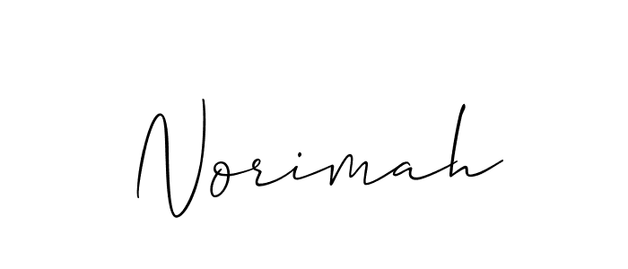 How to make Norimah name signature. Use Allison_Script style for creating short signs online. This is the latest handwritten sign. Norimah signature style 2 images and pictures png