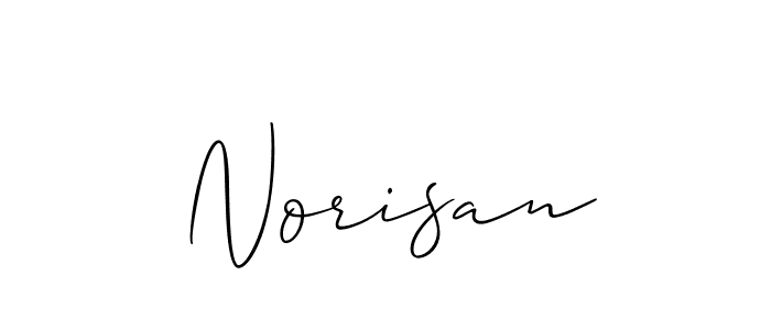 Also we have Norisan name is the best signature style. Create professional handwritten signature collection using Allison_Script autograph style. Norisan signature style 2 images and pictures png