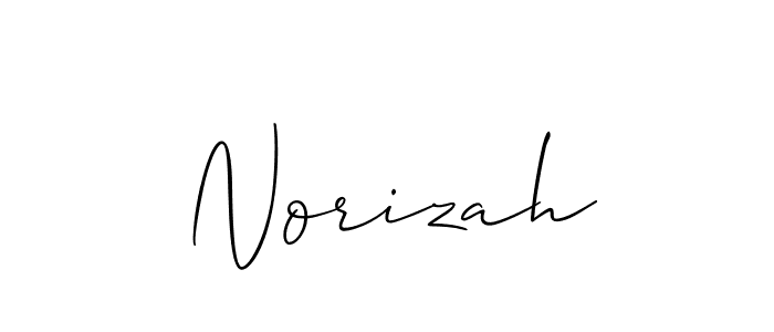 Best and Professional Signature Style for Norizah. Allison_Script Best Signature Style Collection. Norizah signature style 2 images and pictures png