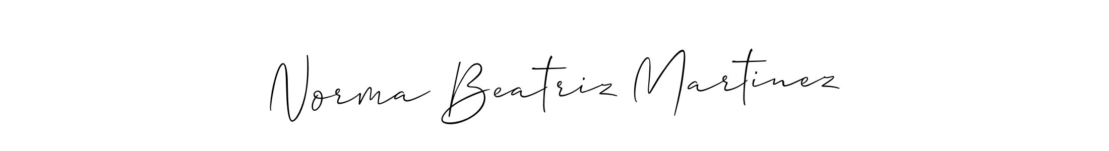 if you are searching for the best signature style for your name Norma Beatriz Martinez. so please give up your signature search. here we have designed multiple signature styles  using Allison_Script. Norma Beatriz Martinez signature style 2 images and pictures png