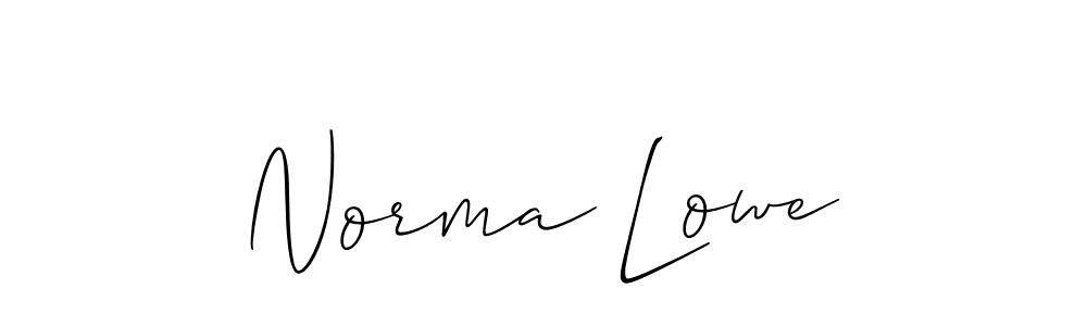 Create a beautiful signature design for name Norma Lowe. With this signature (Allison_Script) fonts, you can make a handwritten signature for free. Norma Lowe signature style 2 images and pictures png