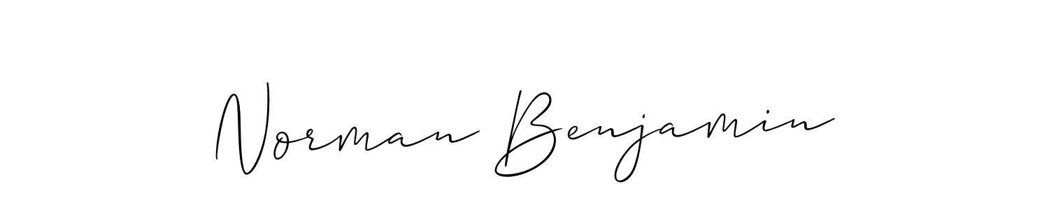 Best and Professional Signature Style for Norman Benjamin. Allison_Script Best Signature Style Collection. Norman Benjamin signature style 2 images and pictures png