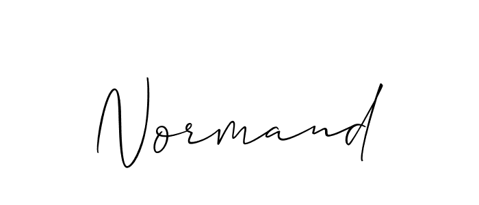 Create a beautiful signature design for name Normand. With this signature (Allison_Script) fonts, you can make a handwritten signature for free. Normand signature style 2 images and pictures png