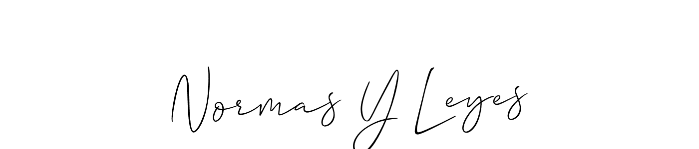 if you are searching for the best signature style for your name Normas Y Leyes. so please give up your signature search. here we have designed multiple signature styles  using Allison_Script. Normas Y Leyes signature style 2 images and pictures png