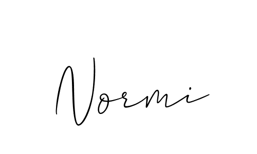 How to make Normi name signature. Use Allison_Script style for creating short signs online. This is the latest handwritten sign. Normi signature style 2 images and pictures png
