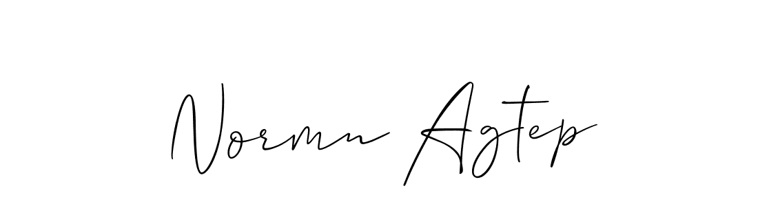 Design your own signature with our free online signature maker. With this signature software, you can create a handwritten (Allison_Script) signature for name Normn Agtep. Normn Agtep signature style 2 images and pictures png