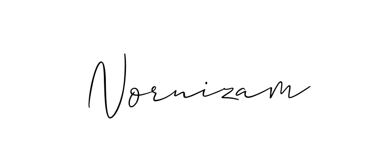 Make a beautiful signature design for name Nornizam. Use this online signature maker to create a handwritten signature for free. Nornizam signature style 2 images and pictures png