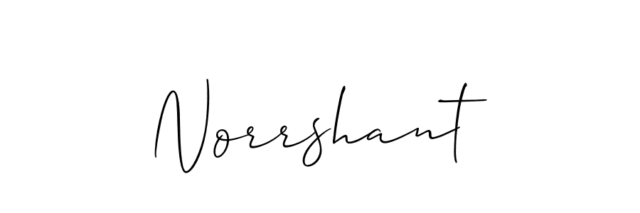 Make a beautiful signature design for name Norrshant. Use this online signature maker to create a handwritten signature for free. Norrshant signature style 2 images and pictures png