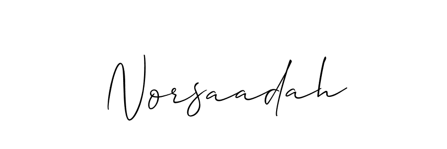 Best and Professional Signature Style for Norsaadah. Allison_Script Best Signature Style Collection. Norsaadah signature style 2 images and pictures png