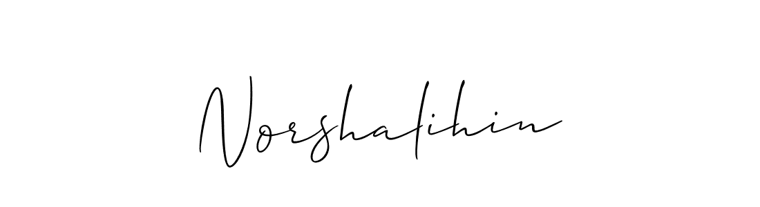 Make a beautiful signature design for name Norshalihin. Use this online signature maker to create a handwritten signature for free. Norshalihin signature style 2 images and pictures png