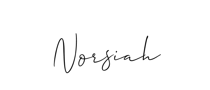 You can use this online signature creator to create a handwritten signature for the name Norsiah. This is the best online autograph maker. Norsiah signature style 2 images and pictures png