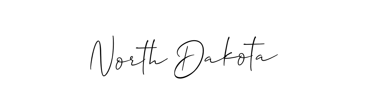 Use a signature maker to create a handwritten signature online. With this signature software, you can design (Allison_Script) your own signature for name North Dakota. North Dakota signature style 2 images and pictures png