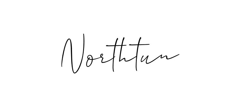 Best and Professional Signature Style for Northtun. Allison_Script Best Signature Style Collection. Northtun signature style 2 images and pictures png
