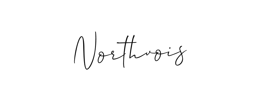 How to make Northvois signature? Allison_Script is a professional autograph style. Create handwritten signature for Northvois name. Northvois signature style 2 images and pictures png