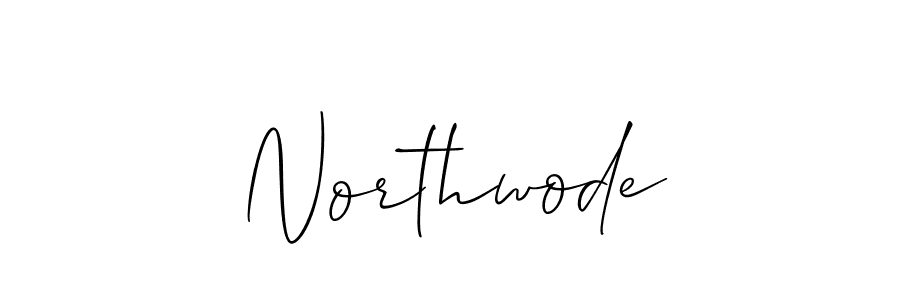 Design your own signature with our free online signature maker. With this signature software, you can create a handwritten (Allison_Script) signature for name Northwode. Northwode signature style 2 images and pictures png
