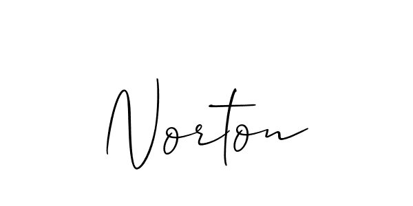 The best way (Allison_Script) to make a short signature is to pick only two or three words in your name. The name Norton include a total of six letters. For converting this name. Norton signature style 2 images and pictures png