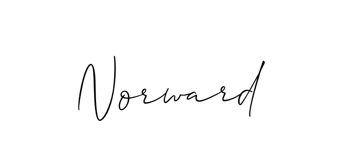 How to make Norward signature? Allison_Script is a professional autograph style. Create handwritten signature for Norward name. Norward signature style 2 images and pictures png