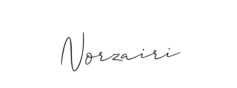 Make a beautiful signature design for name Norzairi. Use this online signature maker to create a handwritten signature for free. Norzairi signature style 2 images and pictures png