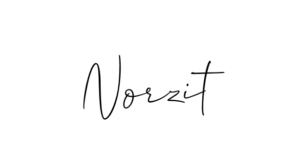 Best and Professional Signature Style for Norzit. Allison_Script Best Signature Style Collection. Norzit signature style 2 images and pictures png