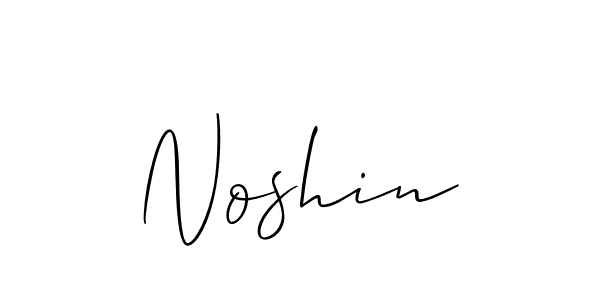 How to Draw Noshin signature style? Allison_Script is a latest design signature styles for name Noshin. Noshin signature style 2 images and pictures png