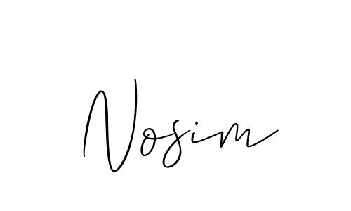 if you are searching for the best signature style for your name Nosim. so please give up your signature search. here we have designed multiple signature styles  using Allison_Script. Nosim signature style 2 images and pictures png