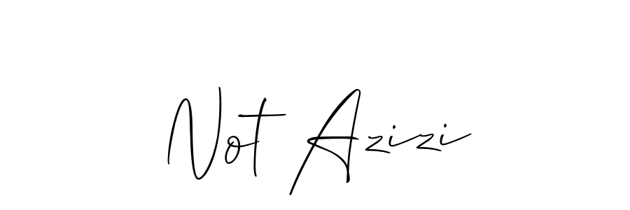 Make a beautiful signature design for name Not Azizi. Use this online signature maker to create a handwritten signature for free. Not Azizi signature style 2 images and pictures png