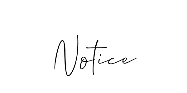 Once you've used our free online signature maker to create your best signature Allison_Script style, it's time to enjoy all of the benefits that Notice name signing documents. Notice signature style 2 images and pictures png