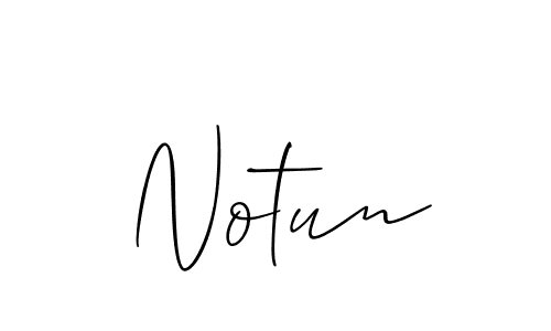 Similarly Allison_Script is the best handwritten signature design. Signature creator online .You can use it as an online autograph creator for name Notun. Notun signature style 2 images and pictures png