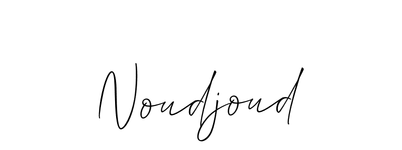 Also You can easily find your signature by using the search form. We will create Noudjoud name handwritten signature images for you free of cost using Allison_Script sign style. Noudjoud signature style 2 images and pictures png