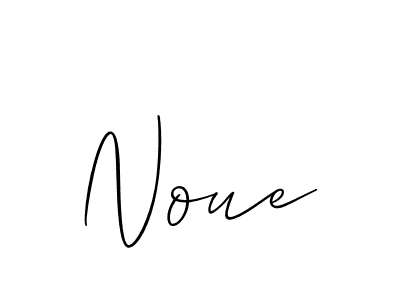 Design your own signature with our free online signature maker. With this signature software, you can create a handwritten (Allison_Script) signature for name Noue. Noue signature style 2 images and pictures png