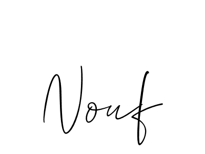 How to Draw Nouf signature style? Allison_Script is a latest design signature styles for name Nouf. Nouf signature style 2 images and pictures png