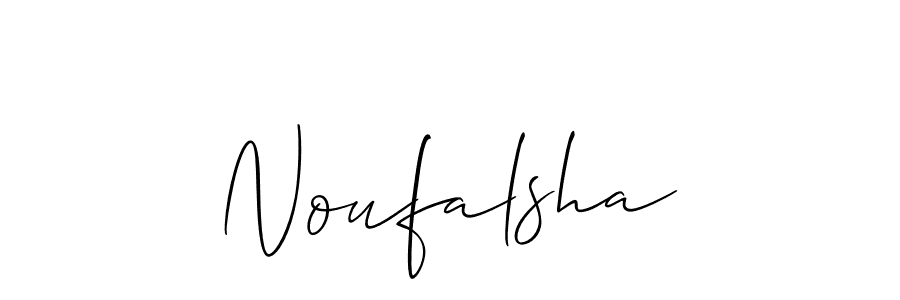 Make a beautiful signature design for name Noufalsha. Use this online signature maker to create a handwritten signature for free. Noufalsha signature style 2 images and pictures png