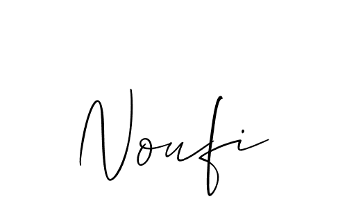 You should practise on your own different ways (Allison_Script) to write your name (Noufi) in signature. don't let someone else do it for you. Noufi signature style 2 images and pictures png