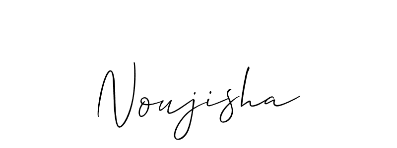 Make a beautiful signature design for name Noujisha. Use this online signature maker to create a handwritten signature for free. Noujisha signature style 2 images and pictures png
