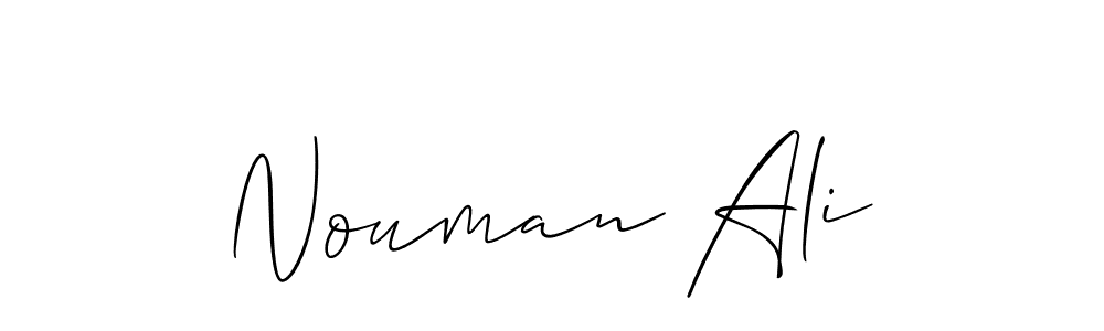 Nouman Ali stylish signature style. Best Handwritten Sign (Allison_Script) for my name. Handwritten Signature Collection Ideas for my name Nouman Ali. Nouman Ali signature style 2 images and pictures png