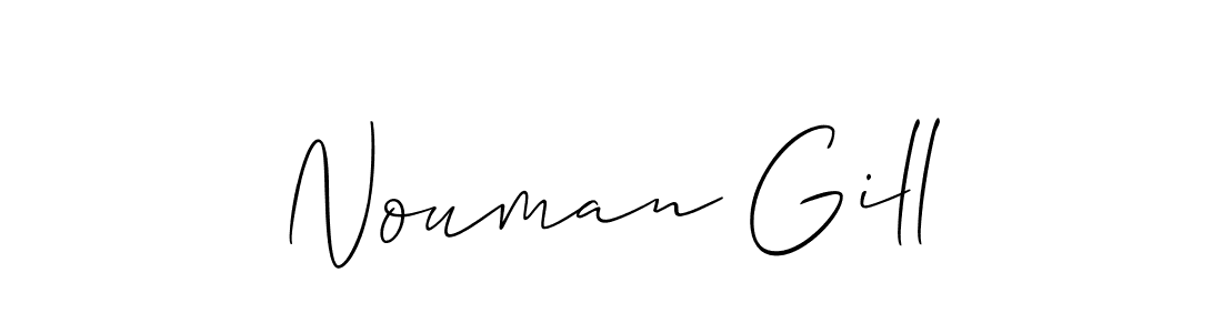 The best way (Allison_Script) to make a short signature is to pick only two or three words in your name. The name Nouman Gill include a total of six letters. For converting this name. Nouman Gill signature style 2 images and pictures png
