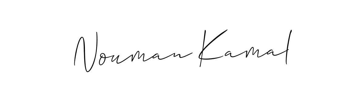 Design your own signature with our free online signature maker. With this signature software, you can create a handwritten (Allison_Script) signature for name Nouman Kamal. Nouman Kamal signature style 2 images and pictures png