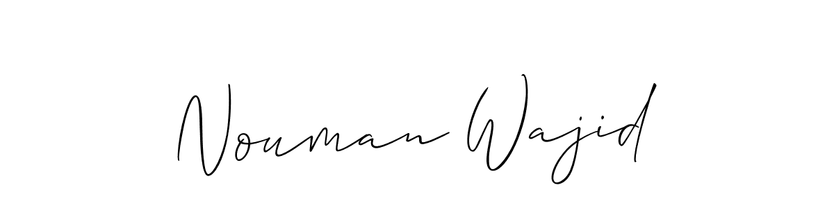 Also You can easily find your signature by using the search form. We will create Nouman Wajid name handwritten signature images for you free of cost using Allison_Script sign style. Nouman Wajid signature style 2 images and pictures png