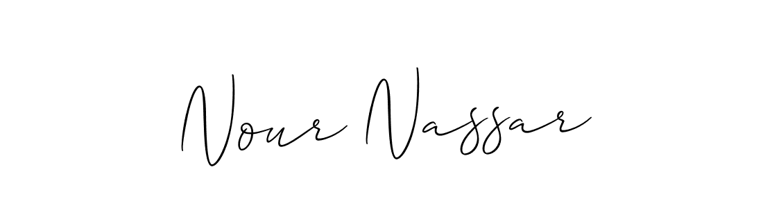 You can use this online signature creator to create a handwritten signature for the name Nour Nassar. This is the best online autograph maker. Nour Nassar signature style 2 images and pictures png