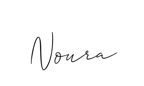 How to Draw Noura signature style? Allison_Script is a latest design signature styles for name Noura. Noura signature style 2 images and pictures png