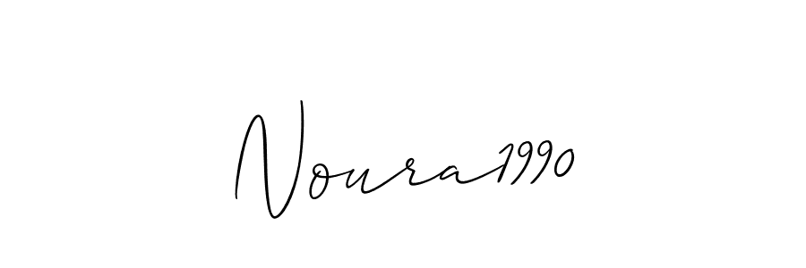 Create a beautiful signature design for name Noura1990. With this signature (Allison_Script) fonts, you can make a handwritten signature for free. Noura1990 signature style 2 images and pictures png