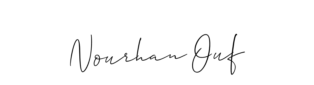 Also we have Nourhan Ouf name is the best signature style. Create professional handwritten signature collection using Allison_Script autograph style. Nourhan Ouf signature style 2 images and pictures png