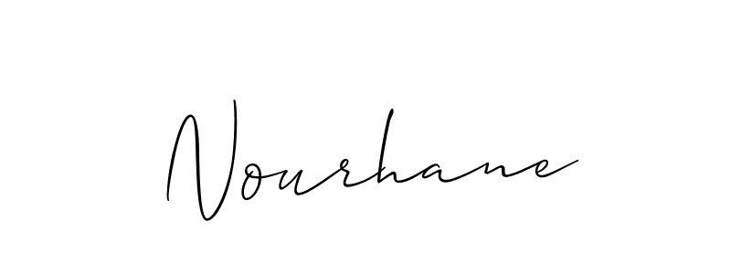 How to make Nourhane name signature. Use Allison_Script style for creating short signs online. This is the latest handwritten sign. Nourhane signature style 2 images and pictures png